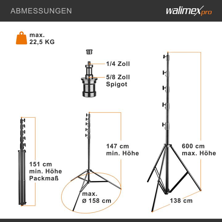 Actual product image Walimex pro per AIR Jumbo (600 cm, 22.50 kg)