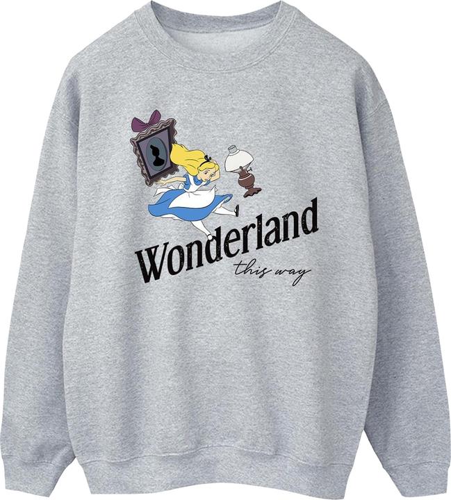 Disney Alice In Wonderland This Way Sweatshirt