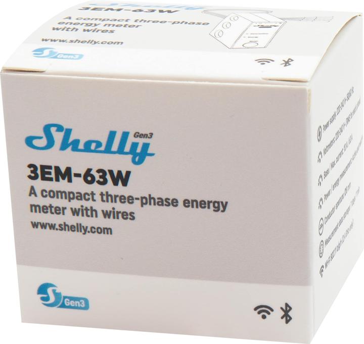 Actual product image Shelly 3EM-63W Gen3