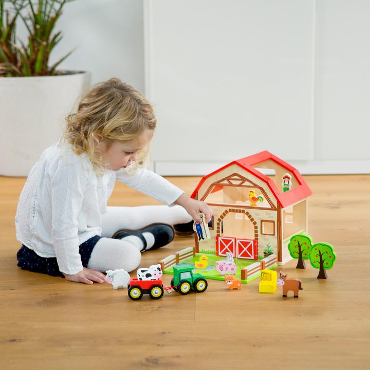 Immagine prodotto New Classic Toys Set di giochi in legno da fattoria