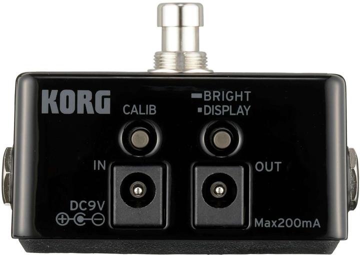 Image du produit Korg Accordeur, Pédale, Pitchblack X, noir