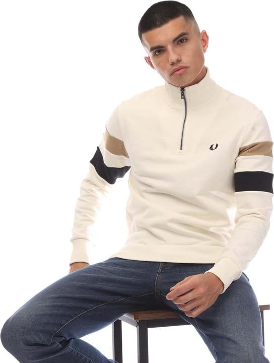 Immagine prodotto Fred Perry Felpa Bordato Mezza Cerniera Uomo (S)