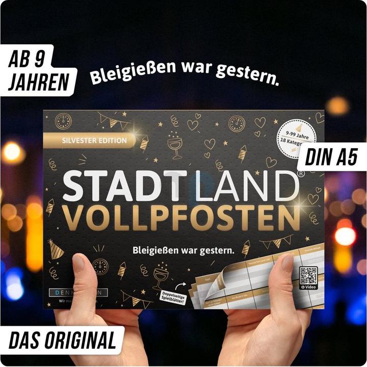 Produktbild Denkriesen Stadt Land Vollpfosten Silvester Edition (Deutsch)