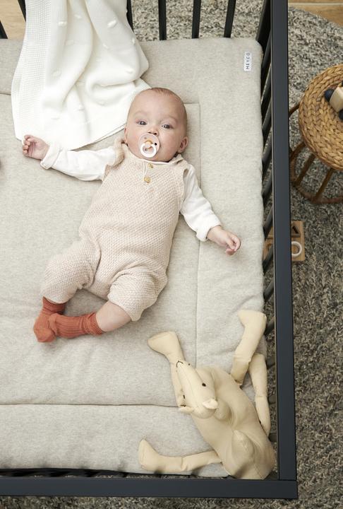 Productafbeelding Meyco Boxinzet Knit Basic Teddy - zandkleurig gemêleerd - 77x97cm (77 cm)