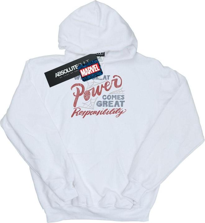 Actual product image Girls Spider-Man Great Responsibility Hoodie (152, 158)