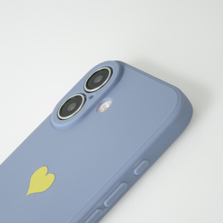 Produktbild PhoneLook Hülle Silikon Mat Herz gold (Apple iPhone 16)