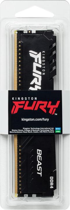 Produktbild Kingston FURY Beast (1 x 8GB, 3200 MHz, DDR4-RAM, DIMM)