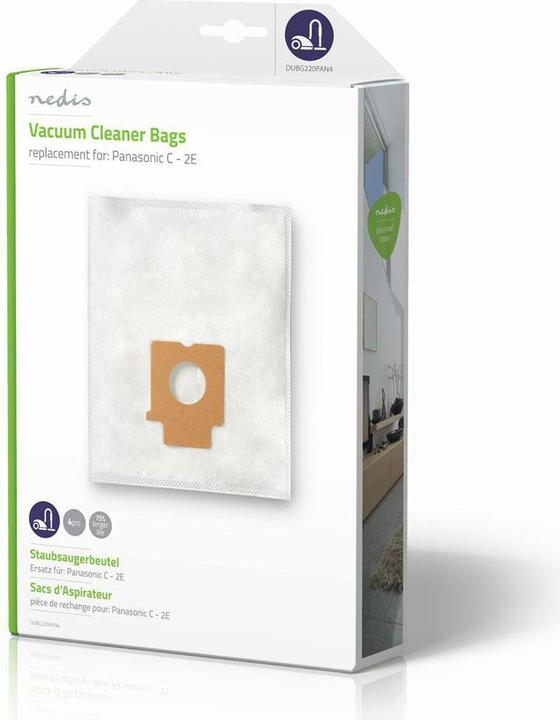 Image du produit Nedis Sacs pour aspirateurs Panas onic C - 2E (4 x)