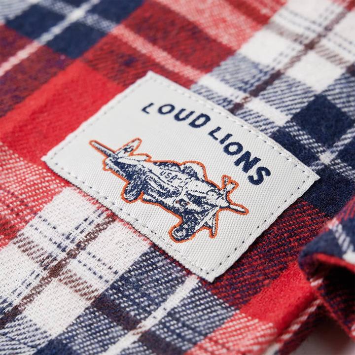 Immagine prodotto VidaXL Camicia da bambino con motivo a quadri rosso e blu navy 116,Materiale: 100 (116)