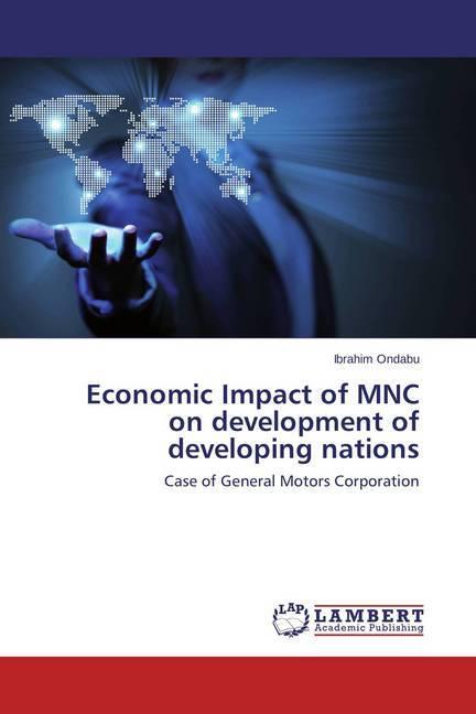 Produktbild Economic Impact of MNC on development of developing nations (Deutsch, Ibrahim Ondabu, 2015)
