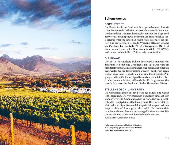 Produktbild MERIAN Reiseführer Kapstadt mit Winelands & Garden Route (Deutsch, Sandra Vartan, 2021)