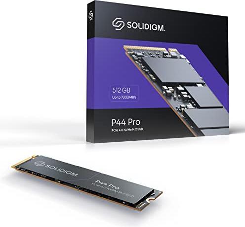 Actual product image Intel SOLIDIGM SSD P44 PRO 512GB M.2 (512 GB, M.2 2280)