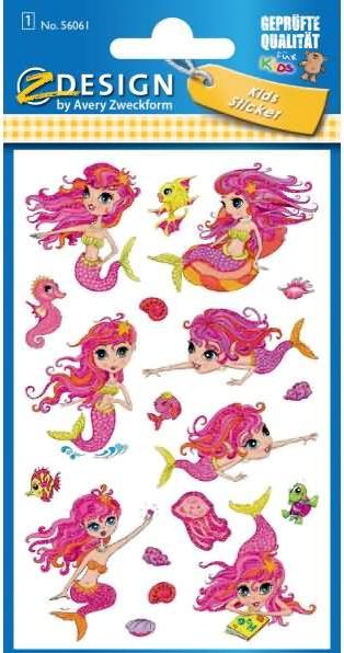 Produktbild Avery Glitter Sticker 'Meerjungfrau' 56061