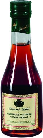 Edmond Fallot Red wine vinegar from Merlot grapes (250 ml)