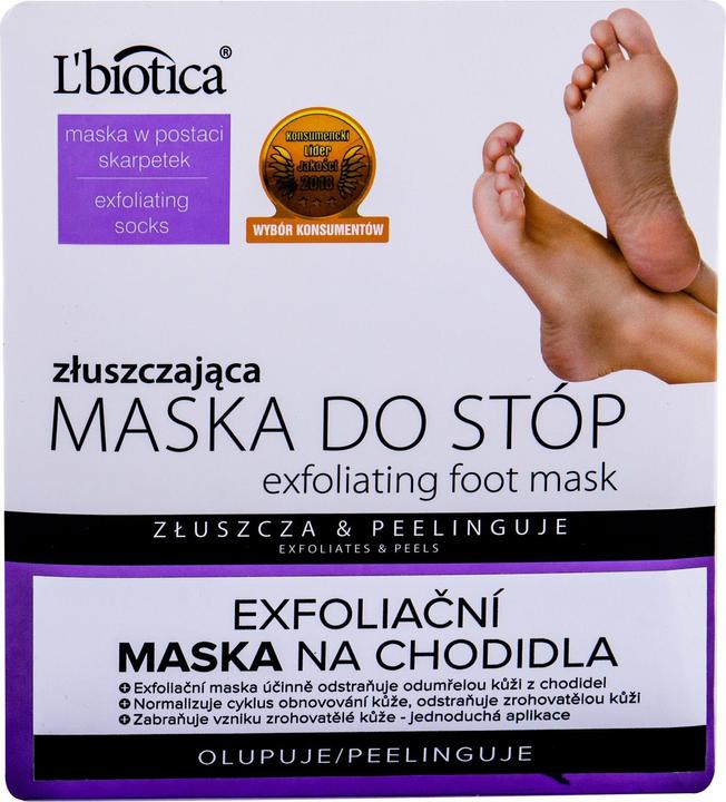 Image du produit L´Biotica Masque pour les pieds Exfoliant (Masque de pied, 40 ml)