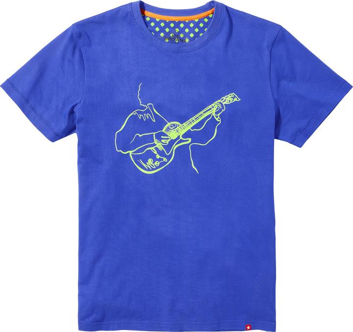 Actual product image Joe Browns Guitar Sketch Graphic Acid Wash Short Sleeve T-Shirt (XL)