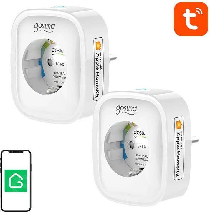 Gosund Smart socket WiFi SP1-H (2pack)(HomeKit)
