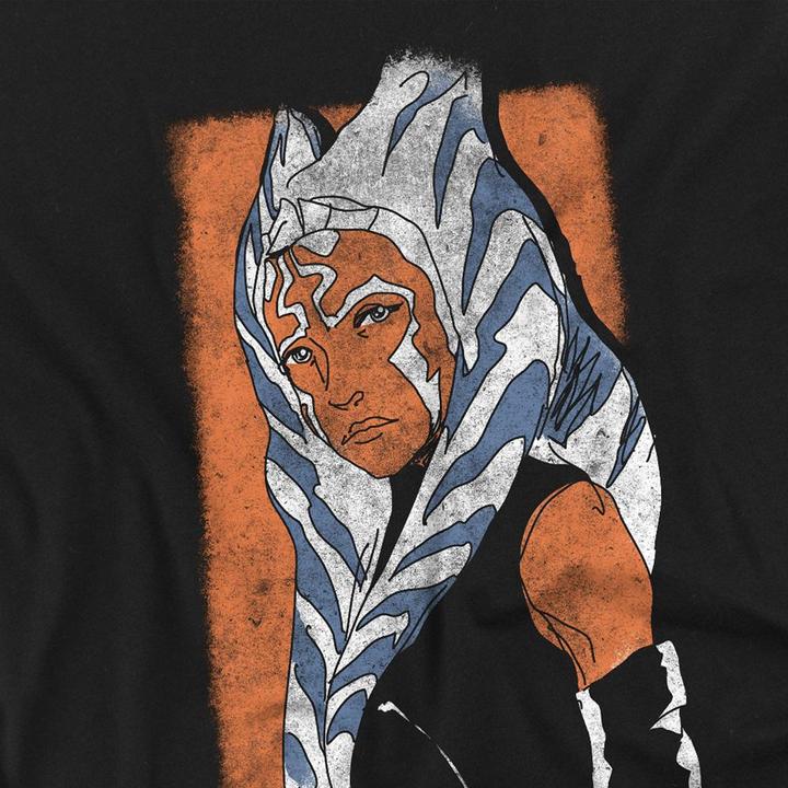 Actual product image Ahsoka Unisex Adult Sketch T-Shirt (L)
