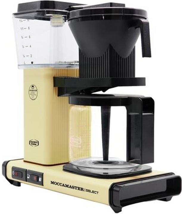 Productafbeelding Moccamaster KBG Select Pastel Geel Handmatig Combi Koffiezetapparaat 1 25 l (EU-stekker)