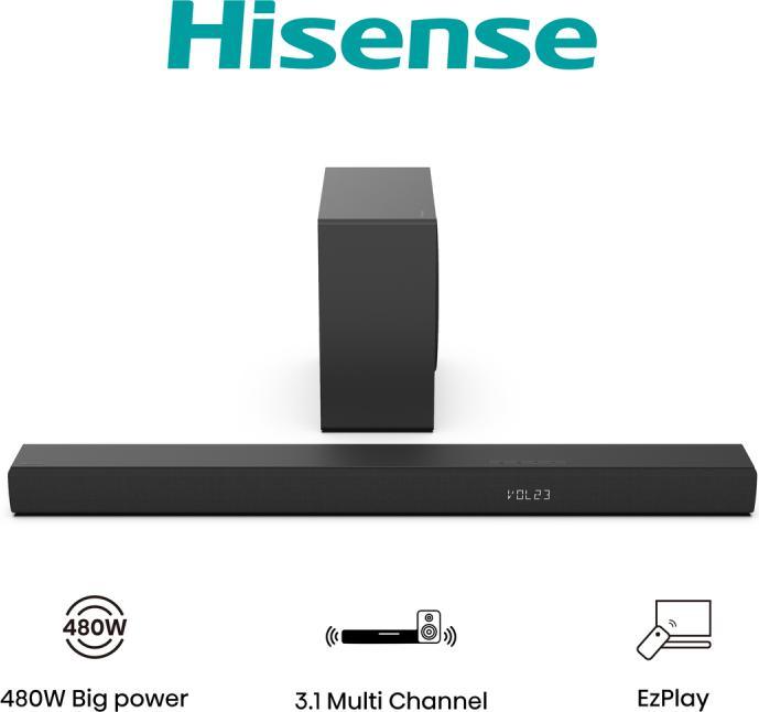 Image du produit Hisense HS3100 (480 W, 3.1 Canal)