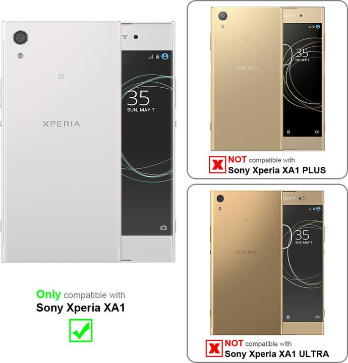 Actual product image Cadorabo Book Jeans Optics Cover (Sony Xperia XA1)