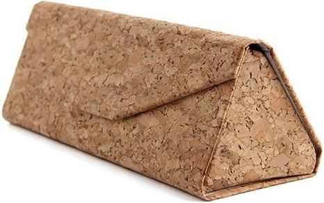 Produktbild Bekos Brillenetui faltbar aus Kork und Samt