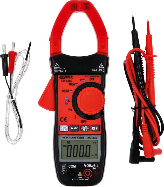 Actual product image KS Tools Digital Ampere Pliers Set 1000A 3 pieces