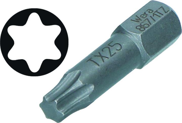 Actual product image Wera 867/1 TZ TX 30 x 25 mm (Hexagon socket TX M30)