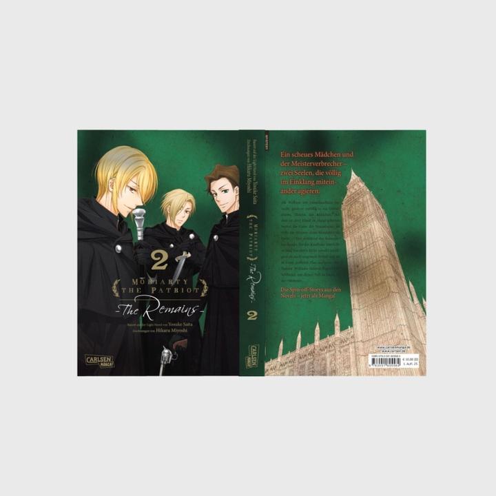 Actual product image Moriarty the Patriot: The Remains 2 (German, Yosuke Saita, Hikaru Miyoshi, 2025)