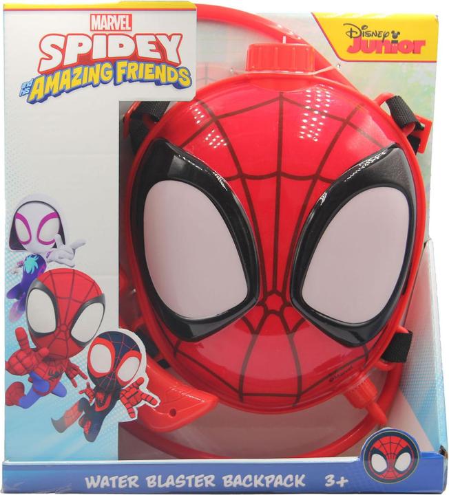 Image du produit Sambro Pistolet à eau Spidey & Friends avec réservoir pour sac à dos