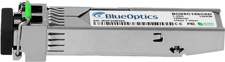 Actual product image BlueOptics Raisecom USFP-Gb/EX-D-R Compatible SFP Transceiver for Singlemode Gigabit Highspeed Data
