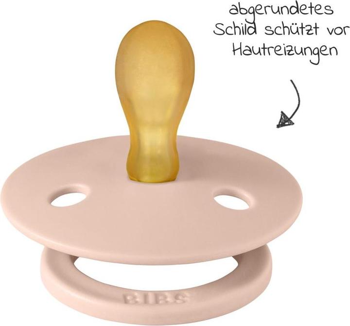 Produktbild Bibs Colour Latex Schnuller (symmetrisch, 0-6 Monate), Ivory & Blush (2 x, bis 6 Monate)
