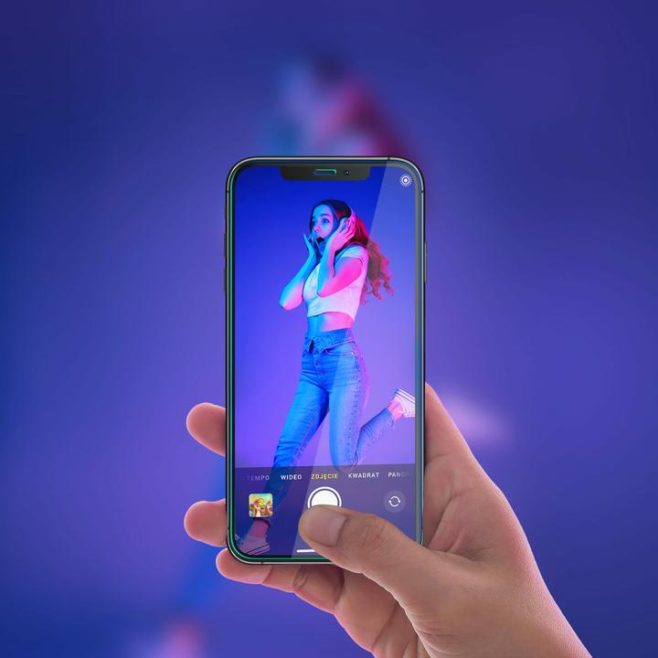 Immagine prodotto 3MK NeoGlass for iPhone X / XS black frame (1 Pezzo/i, Apple iPhone X)
