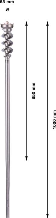 Actual product image Bosch Professional Zubehör PRO SDS max-9 break through drill bit, 65 x 850 x 1000 mm (65 mm)