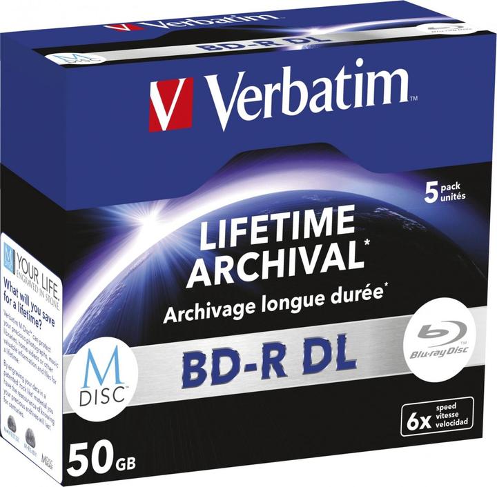 Produktbild Verbatim M-Disc BD-R Blu-Ray (5 x)