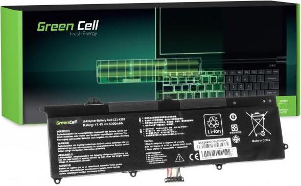 Image du produit ASUS Batterie Green Cell Cell C21-X202 pour X201E F201E VivoBook F202E Q200E S200E (4 cellules, 4500 mAh)