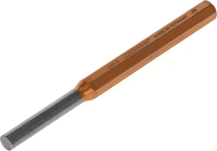 Actual product image Gedore Pin punch, 1-piece, 9 mm, steel/lacquer, silver/copper (50 mm)