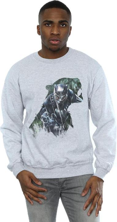 Produktbild Schwarzer Panther Wild Silhouette Baumwolle Sweatshirt (3XL)