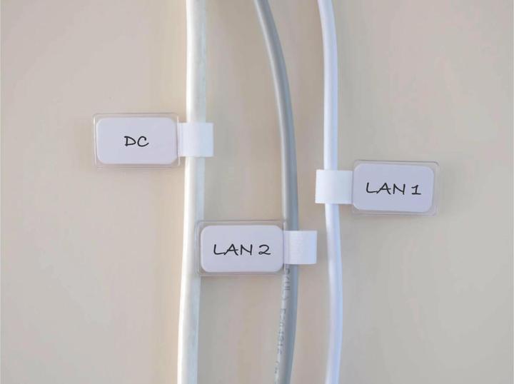 Produktbild Label-the-cable kleine Klettbinder mit Etikette (Klettkabelbinder, 90 mm, 10 Stk.)