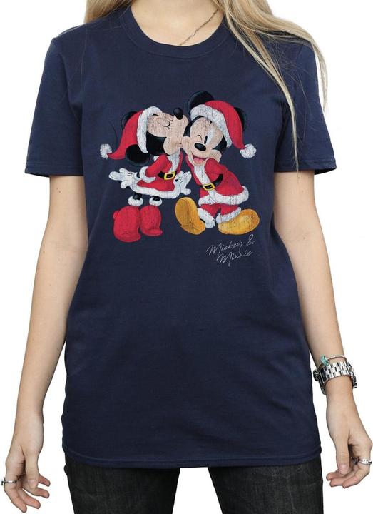Produktbild Disney Mickey And Minnie Christmas Kiss TShirt (3XL)