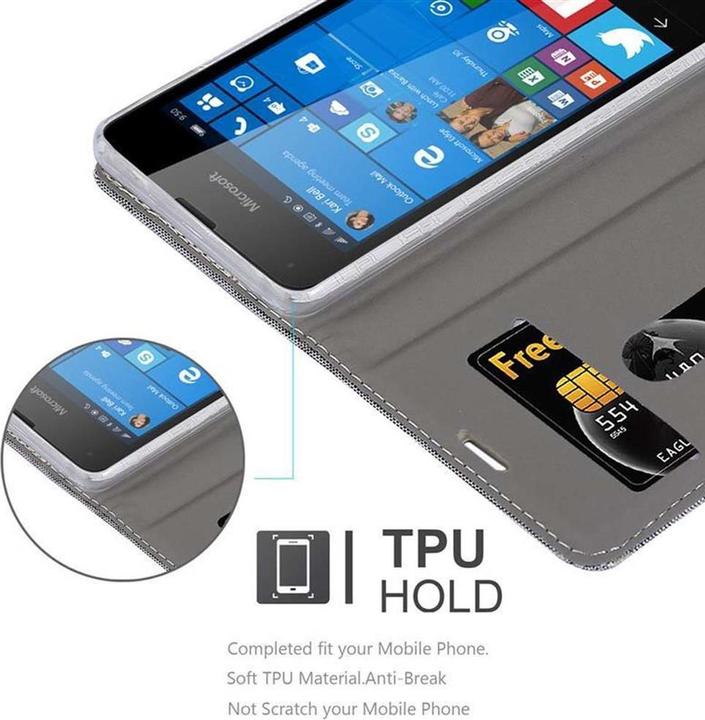 Productafbeelding Cadorabo Boek Jeans Optiek Cover (Microsoft Lumia 550)