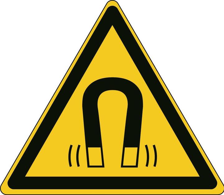 Immagine prodotto Brady Cartello di sicurezza ISO - Avviso di campo magnetico
