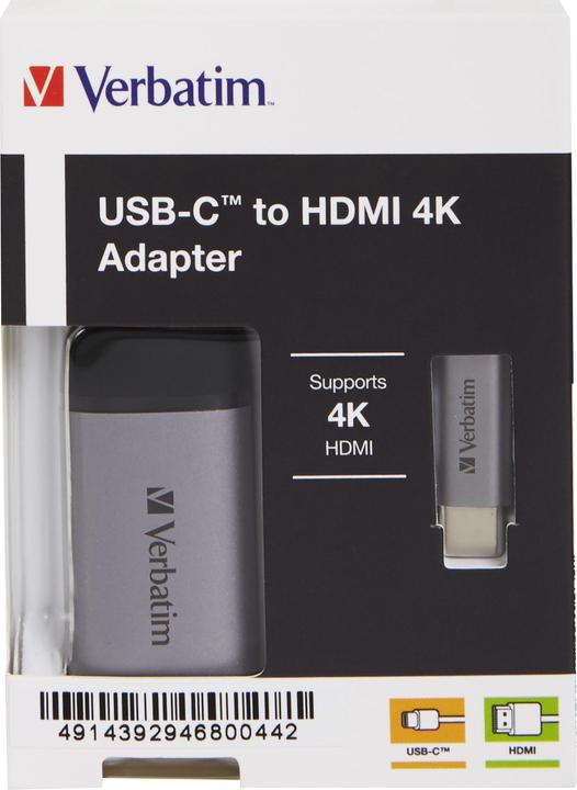 Actual product image Verbatim USB Type-C to (HDMI, 5.50 cm)