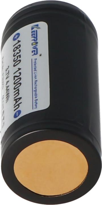 Actual product image Keeppower 18350 (1 pcs., 18350, 1200 mAh)