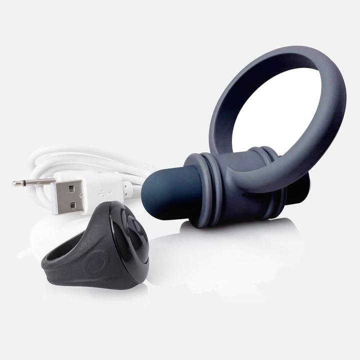 Immagine prodotto Screaming O My Secret Set di anelli vibranti telecomandati per lui Ricaricabile - Nero