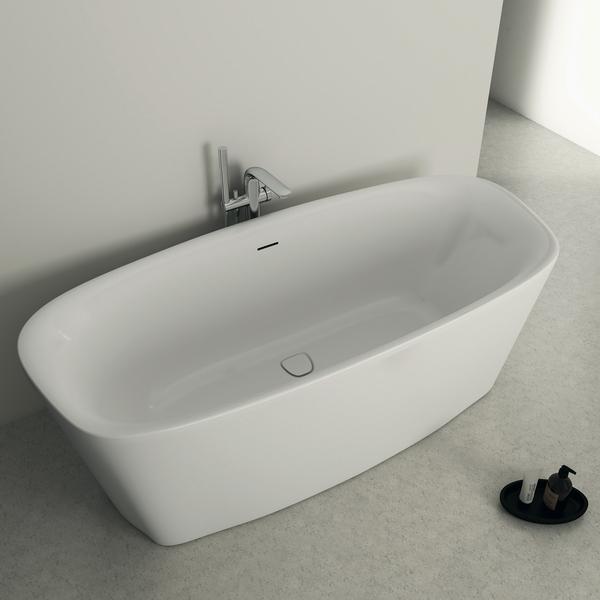 Immagine prodotto Ideal Standard Vasca da bagno ovale Dea 75 x 170 cm bianco alpino liscio E306601 (185 l, 170 cm, 75 cm)