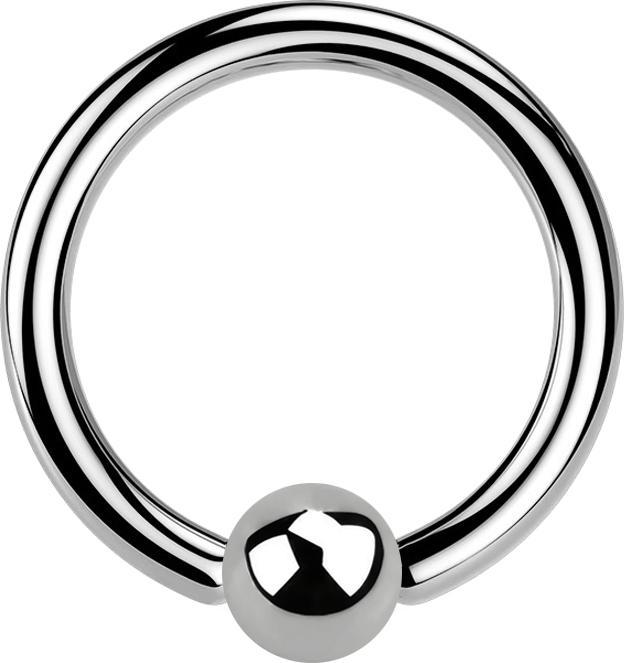 Produktbild Star Piercing Steriler Ball Closure Ring silber (Titan G23, ohne Messing)