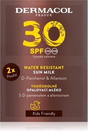 Dermacol Latte solare resistente all'acqua SPF 30 (Latte solare resistente all'acqua) 2 x 15 ml (Latte solare, SPF 30, 30 ml)