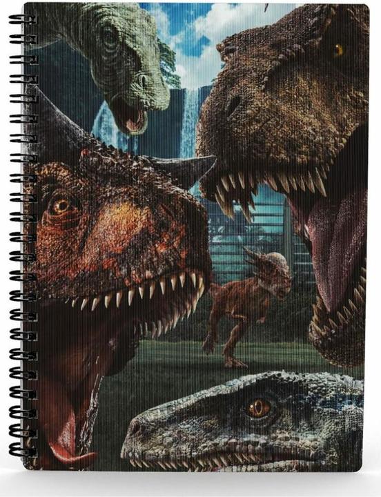 Actual product image SD Toys Jurassic World notebook with 3D effect selfie (A5)