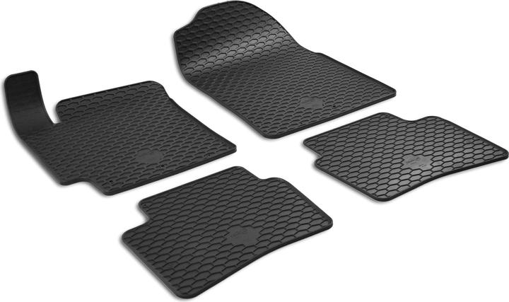 Image du produit Walser Tapis en caoutchouc pour Kia Rio et Kia Stonic BJ 2017 - aujourd'hui (2 tapis avant + 2 tapis arrière)